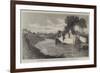 The Inundations in the Fens, the Blown Sluice at the Marshland Drain-Edmund Morison Wimperis-Framed Giclee Print