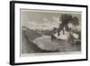 The Inundations in the Fens, the Blown Sluice at the Marshland Drain-Edmund Morison Wimperis-Framed Giclee Print