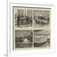 The Inundations Round Paris-null-Framed Giclee Print