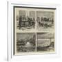 The Inundations Round Paris-null-Framed Giclee Print