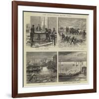 The Inundations Round Paris-null-Framed Giclee Print