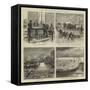 The Inundations Round Paris-null-Framed Stretched Canvas