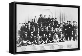 The 'Invaders' of the Johnson County War of Wyoming, 1892-null-Framed Stretched Canvas