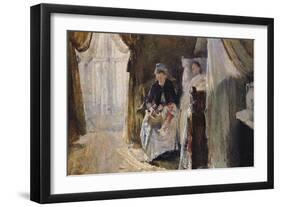 The Invalid and the Birth, 1887-William Van Strydonck-Framed Giclee Print