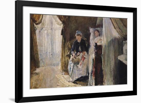 The Invalid and the Birth, 1887-William Van Strydonck-Framed Giclee Print