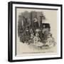 The Invalid Children's Aid Association, a Paralysed Family-Robert Barnes-Framed Giclee Print