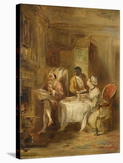 The Invalid's Breakfast-Sir David Wilkie-Stretched Canvas