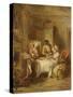 The Invalid's Breakfast-Sir David Wilkie-Stretched Canvas