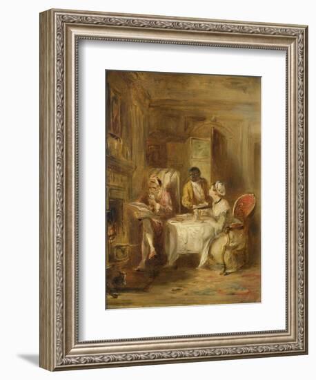 The Invalid's Breakfast-Sir David Wilkie-Framed Giclee Print