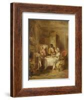 The Invalid's Breakfast-Sir David Wilkie-Framed Giclee Print