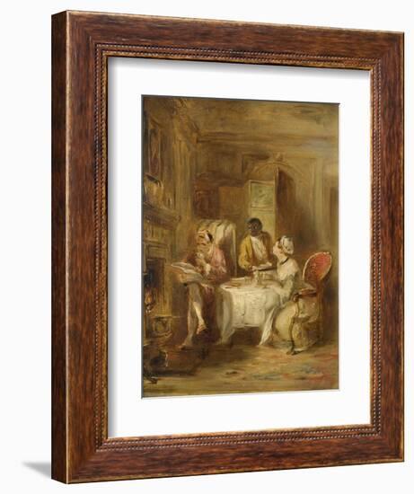 The Invalid's Breakfast-Sir David Wilkie-Framed Giclee Print