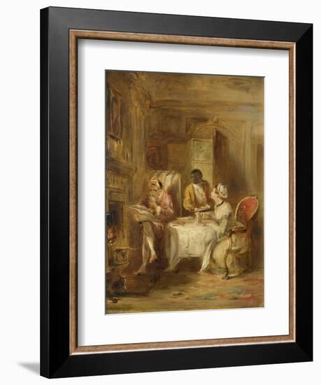 The Invalid's Breakfast-Sir David Wilkie-Framed Giclee Print