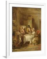 The Invalid's Breakfast-Sir David Wilkie-Framed Giclee Print