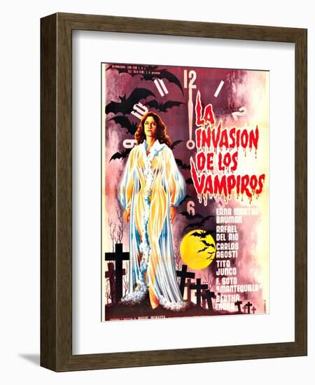 The Invasion of the Vampires, (aka La Invasion De Los Vampiros), 1963-null-Framed Art Print