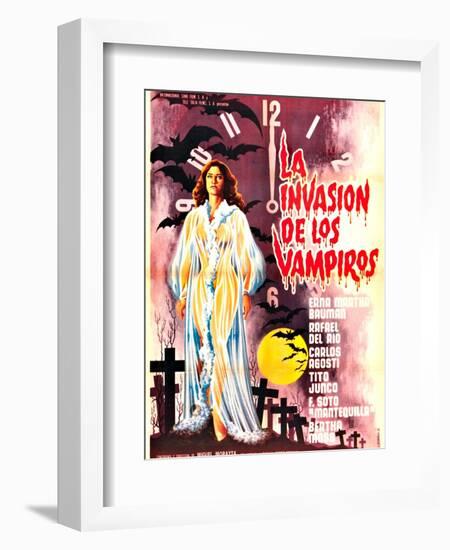 The Invasion of the Vampires, (aka La Invasion De Los Vampiros), 1963-null-Framed Art Print