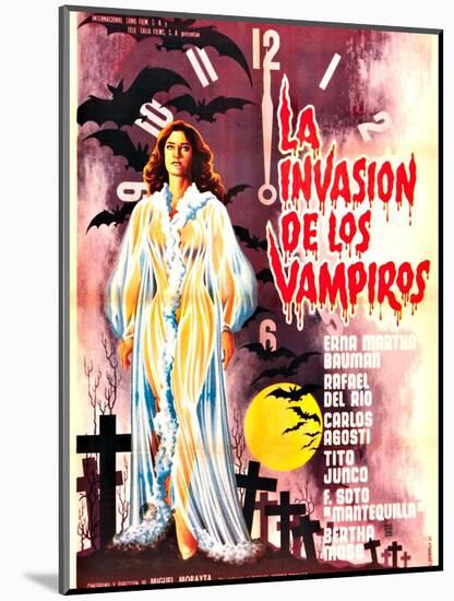 The Invasion of the Vampires, (aka La Invasion De Los Vampiros), 1963-null-Mounted Art Print