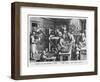 The Invention of Copper Engraving, Plate 20 from 'Nova Reperta'-Jan van der Straet-Framed Giclee Print