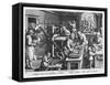 The Invention of Copper Engraving, Plate 20 from 'Nova Reperta'-Jan van der Straet-Framed Stretched Canvas