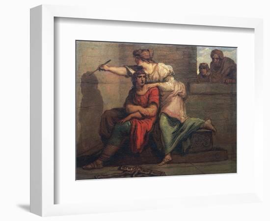 The Invention of Painting-Felice Giani-Framed Giclee Print