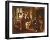 The Invention of the Combing Machine, 1862-Alfred W. Elmore-Framed Giclee Print