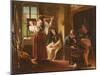 The Invention of the Combing Machine, 1862-Alfred W. Elmore-Mounted Giclee Print
