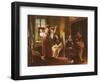 The Invention of the Combing Machine, 1862-Alfred W. Elmore-Framed Giclee Print