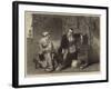 The Invention of the Stocking Loom-Alfred W. Elmore-Framed Giclee Print