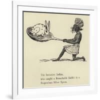 The Inventive Indian-Edward Lear-Framed Giclee Print