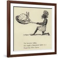 The Inventive Indian-Edward Lear-Framed Giclee Print