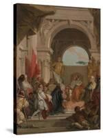 The Investiture of Bishop Harold as Duke of Franconia, c.1751-52-Giovanni Battista Tiepolo-Stretched Canvas