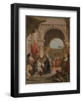 The Investiture of Bishop Harold as Duke of Franconia, c.1751-52-Giovanni Battista Tiepolo-Framed Giclee Print