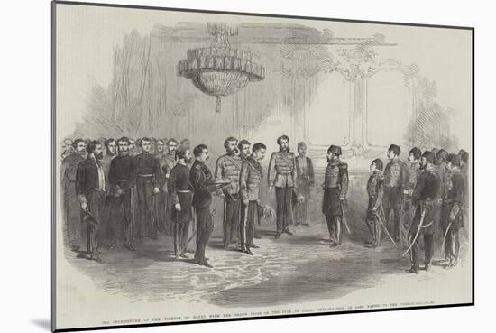 The Investiture of the Viceroy of Egypt with the Grand Cross of the Star of India-null-Mounted Giclee Print