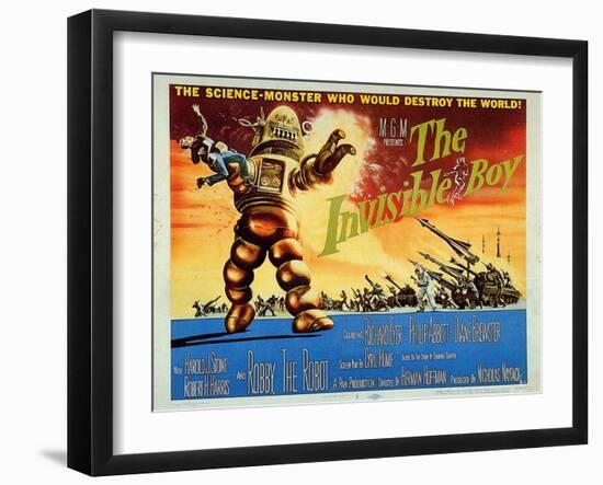 The Invisible Boy, 1957-null-Framed Art Print