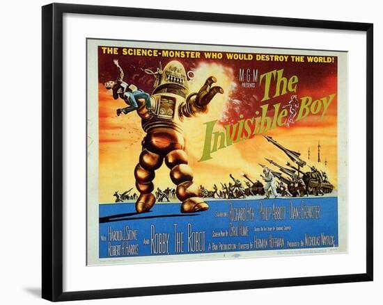 The Invisible Boy, 1957-null-Framed Art Print