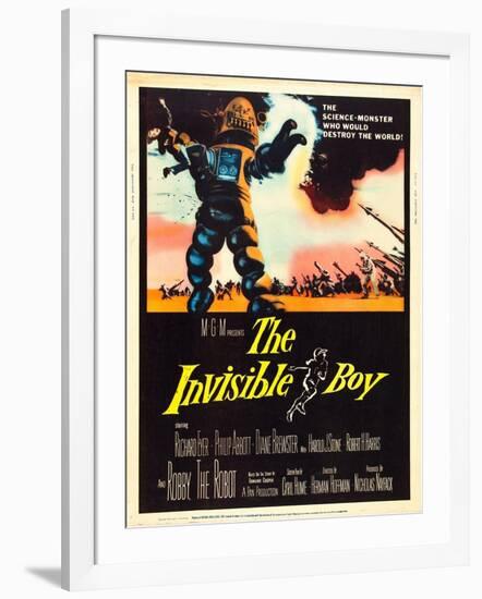 The Invisible Boy, Robby the Robot, 1957-null-Framed Photo