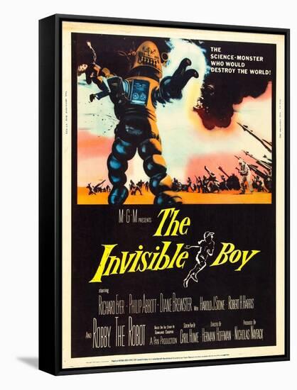 The Invisible Boy, Robby the Robot, 1957-null-Framed Stretched Canvas