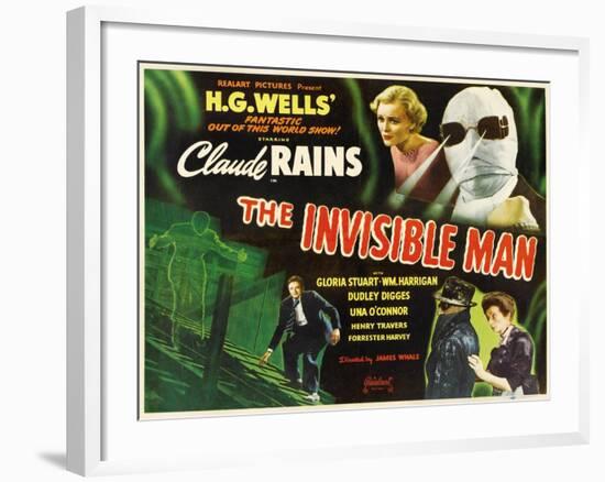 The Invisible Man, 1933, Directed by James Whale-null-Framed Giclee Print