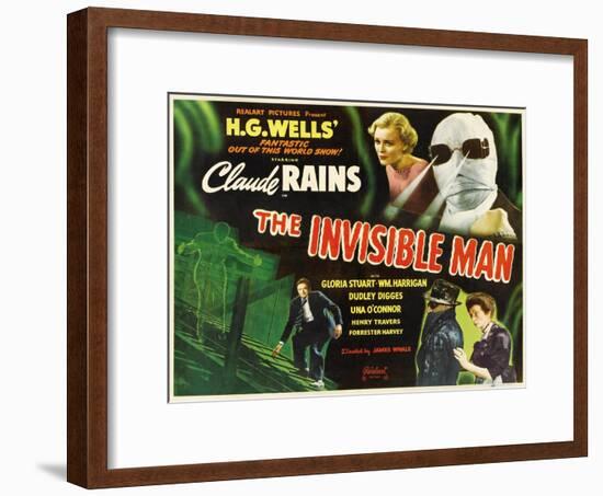 The Invisible Man, 1933, Directed by James Whale-null-Framed Giclee Print