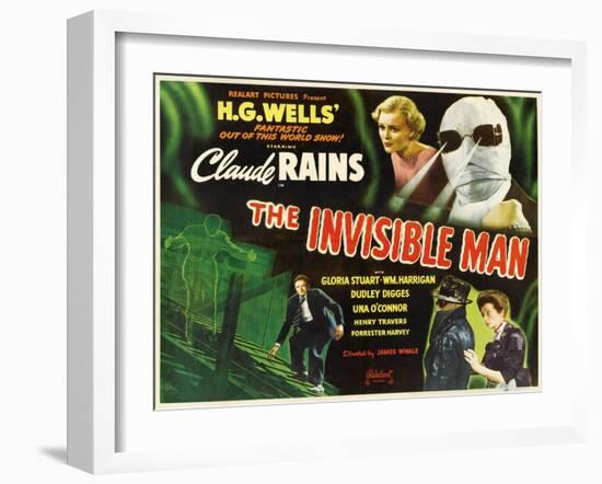 The Invisible Man, 1933, Directed by James Whale-null-Framed Giclee Print