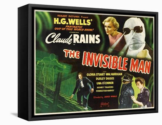 The Invisible Man, 1933, Directed by James Whale-null-Framed Stretched Canvas