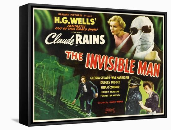 The Invisible Man, 1933, Directed by James Whale-null-Framed Stretched Canvas