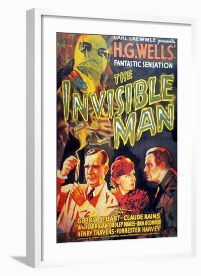 The Invisible Man, 1933, Directed by James Whale-null-Framed Giclee Print