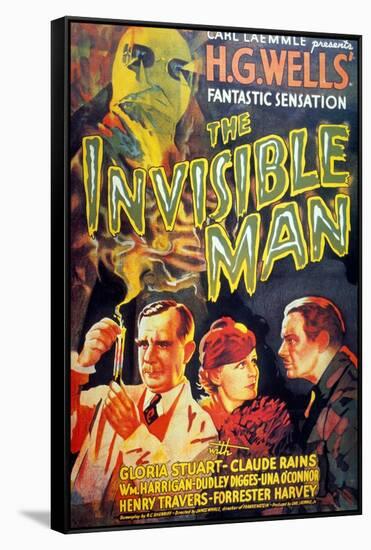 The Invisible Man, 1933, Directed by James Whale-null-Framed Stretched Canvas