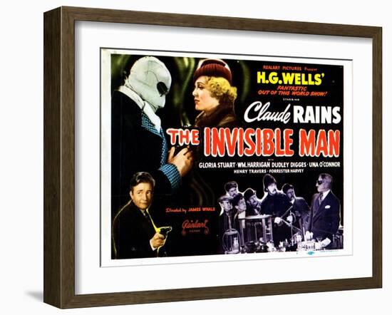 The Invisible Man, 1933-null-Framed Art Print