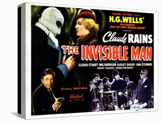 The Invisible Man, 1933-null-Stretched Canvas