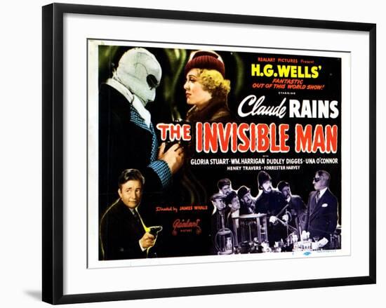 The Invisible Man, 1933-null-Framed Art Print