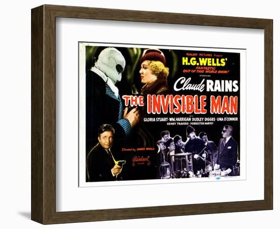 The Invisible Man, 1933-null-Framed Art Print