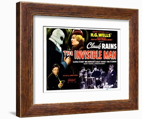 The Invisible Man, 1933-null-Framed Art Print