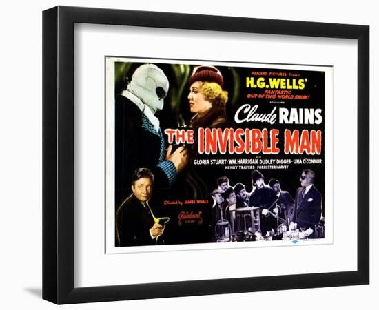 The Invisible Man, 1933-null-Framed Art Print