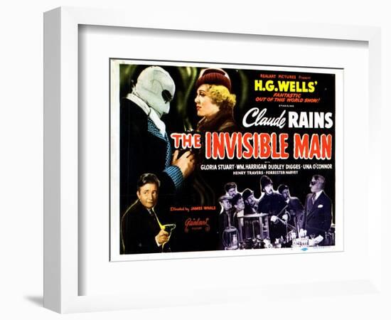 The Invisible Man, 1933-null-Framed Art Print